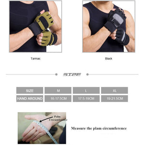 1 Pair Military Tactical Gloves Outdoor Sports Gym Training Half Finger Gloves Anti-skid Cycling Bike Bicycle Glove Men Women