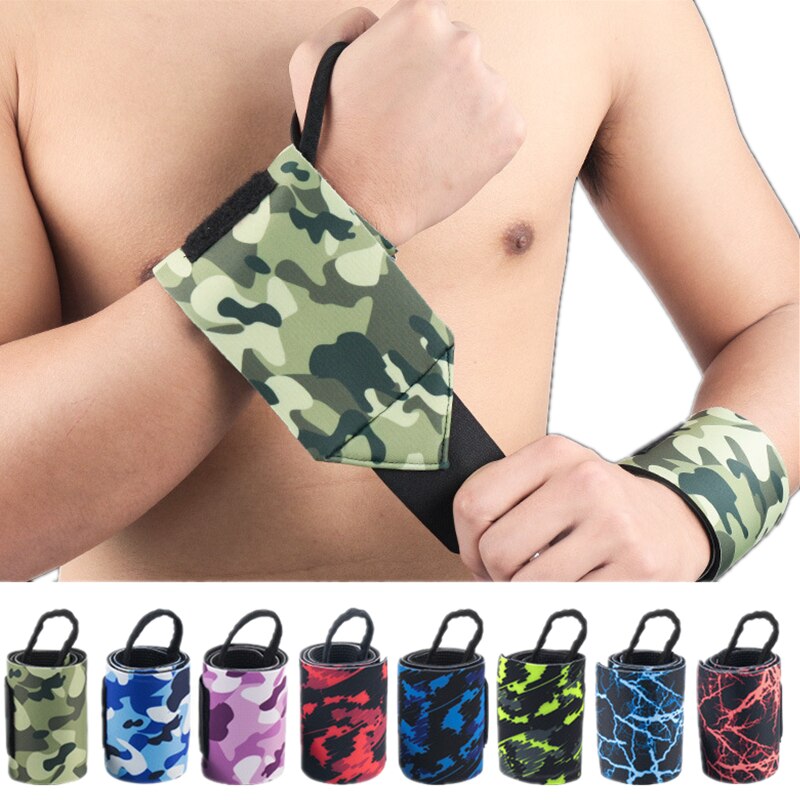1 Piece Wrist Wraps Hand Straps Elastic Wristband Weightlifting Powerlifting Crossfit Wrist Support Training Execrise Protector