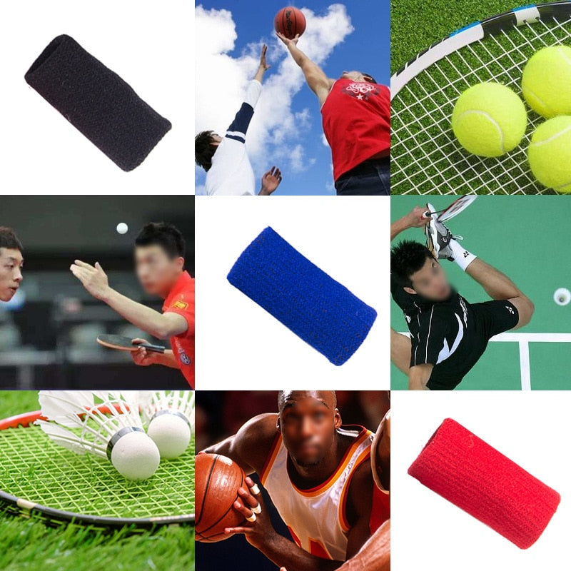 10 Pcs/set Sports Finger Sleeves Basketball Volleyball Tennis Finger Support Protector Arthritis Guard Thumb Brace Gym Fitness