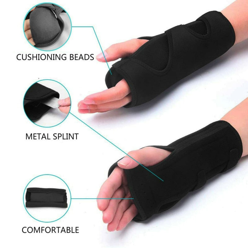 1PCS Elastic Gym Wrist Brace Support Hand Left Right Upgrade Carpal Tunnel Strap Bowling Drawing Mouse Keyboard Wristband Wrap