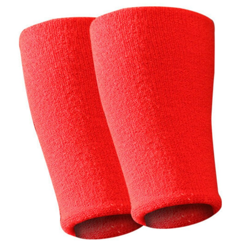 1Pair Compression Arm Sleeve Sweatband Wrist Arm Warmers Cover Non-Slip Athletic Cotton Terry Cloth Forearm Protective Sleeves