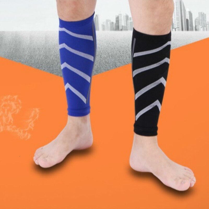1Pair Compression Calf Sleeve Running Cycling Fitness Support Elastic Leg Warmer Sports Wrap Shin Guard Protector dropshipping