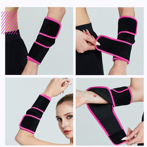 2 PCS Neoprene Slimming Wristbands Sweat Arms Sleeves Weight Loss Arm Warmers Sauna Fat Burner Sport Fitness Wrist Trimmer Wraps