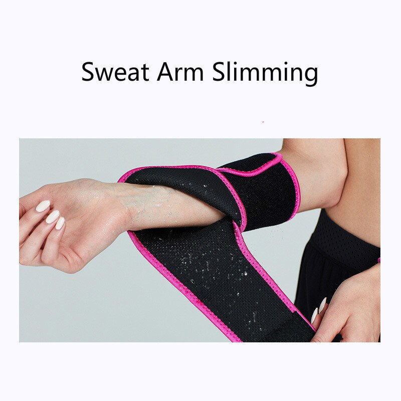 2 PCS Neoprene Slimming Wristbands Sweat Arms Sleeves Weight Loss Arm Warmers Sauna Fat Burner Sport Fitness Wrist Trimmer Wraps